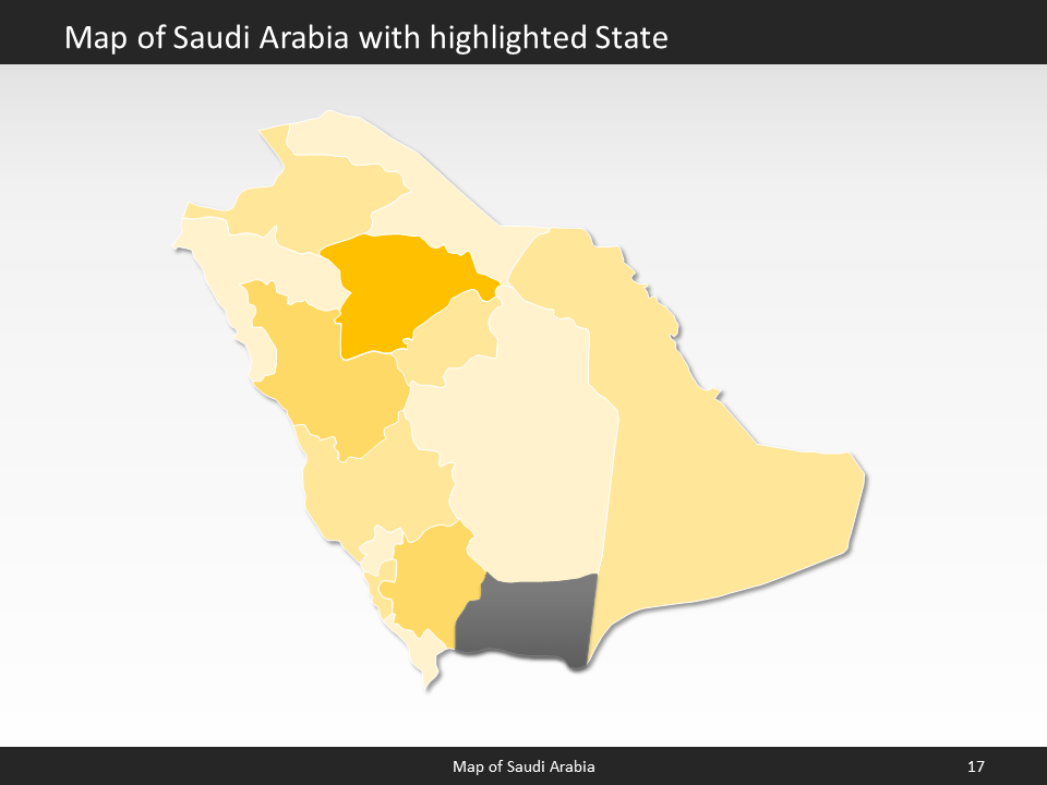 powerpoint map saudi arabia