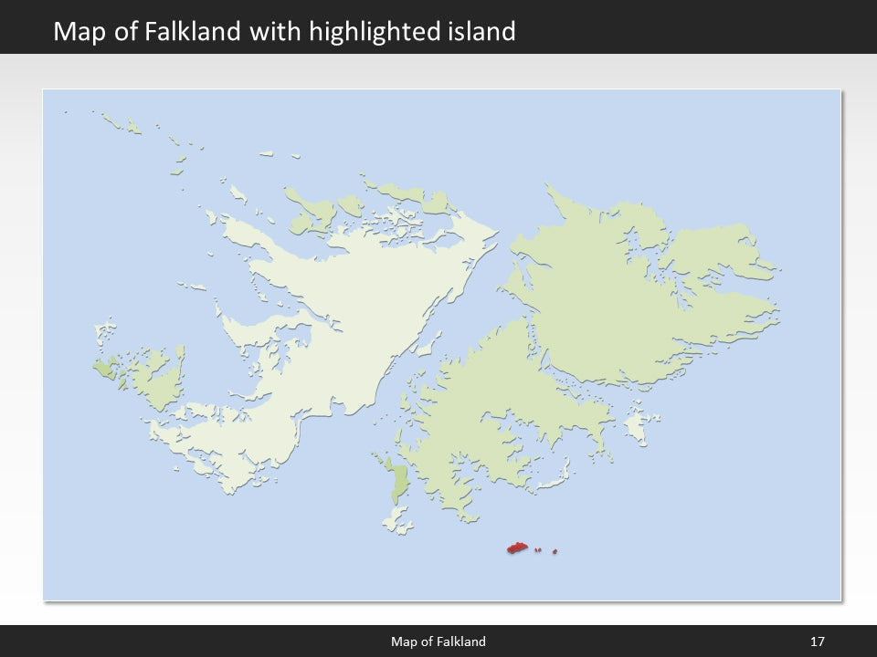 powerpoint map falkland islands