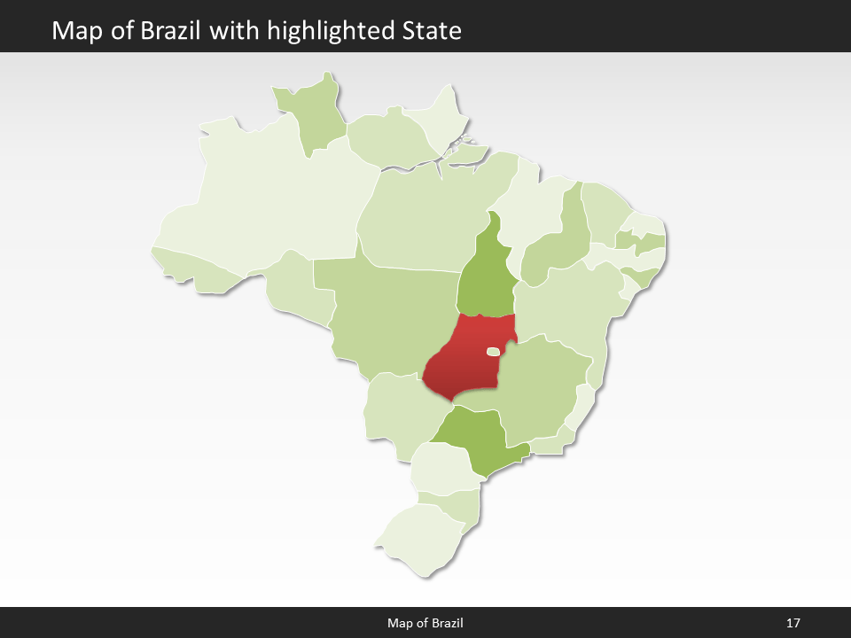 powerpoint map brazil