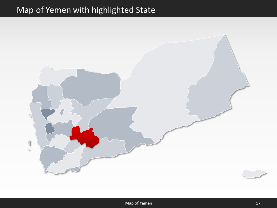 powerpoint map yemen