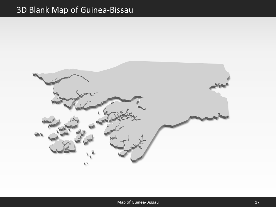 powerpoint map guinea-bissau