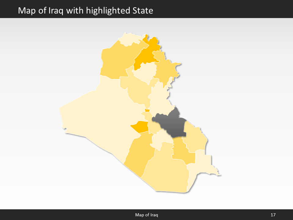 powerpoint map iraq