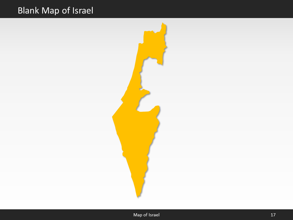 powerpoint map israel