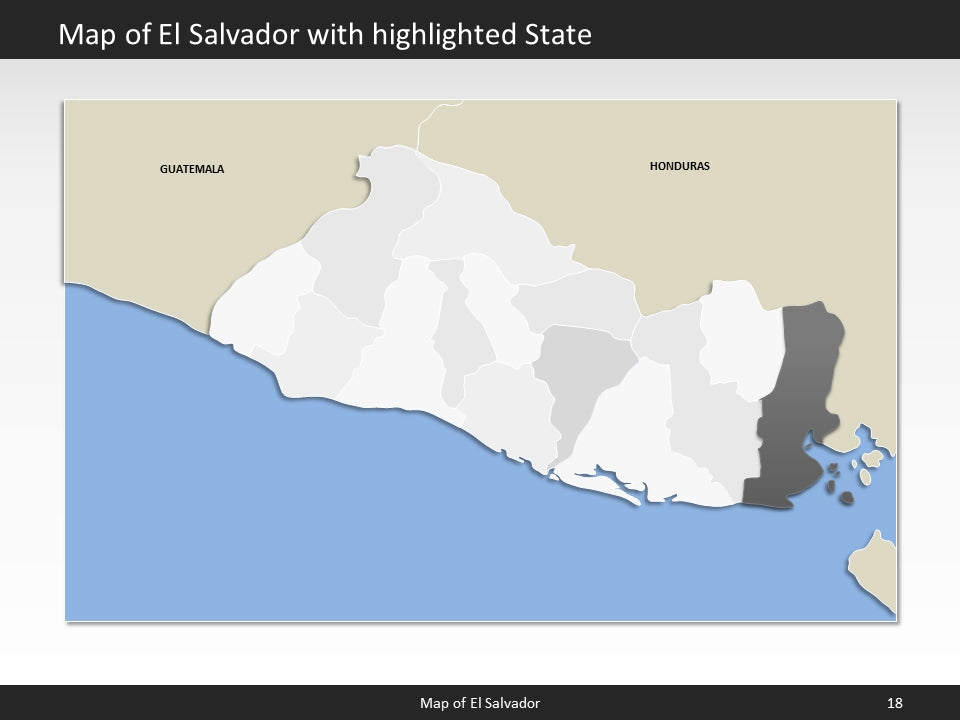 powerpoint map el salvador