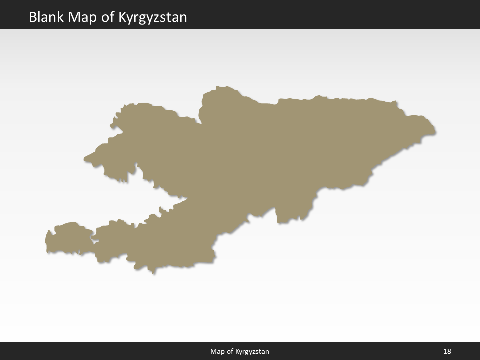 powerpoint map kyrgyzstan