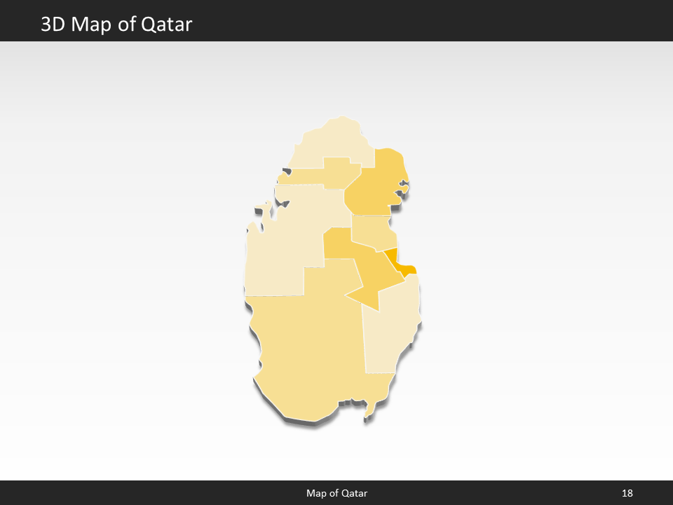 powerpoint map qatar