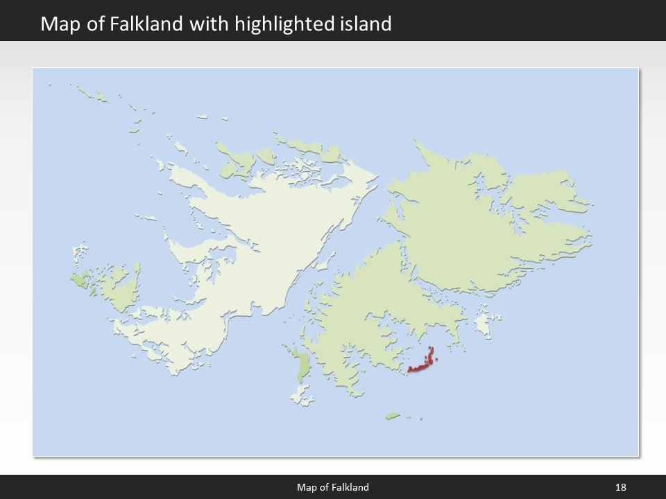 powerpoint map falkland islands