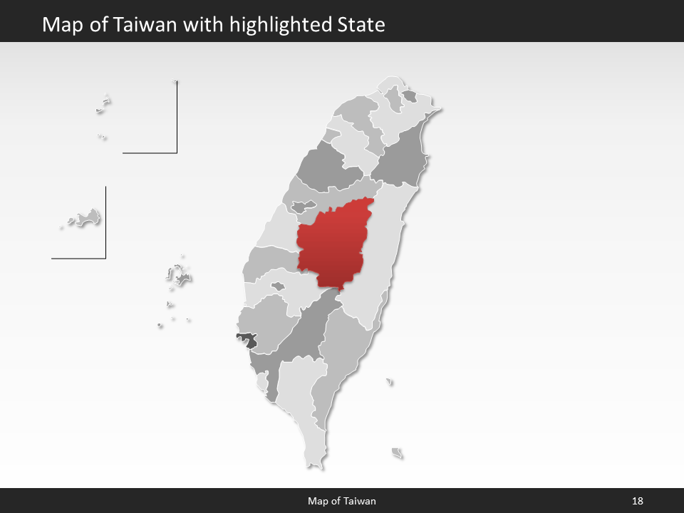 powerpoint map taiwan