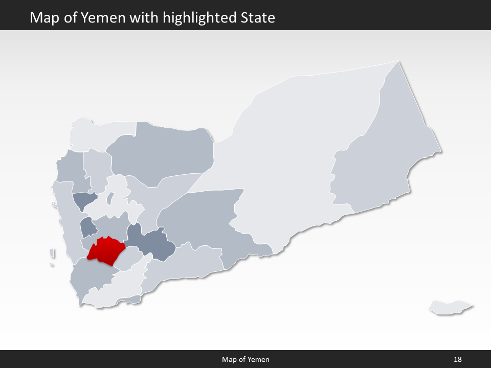 powerpoint map yemen