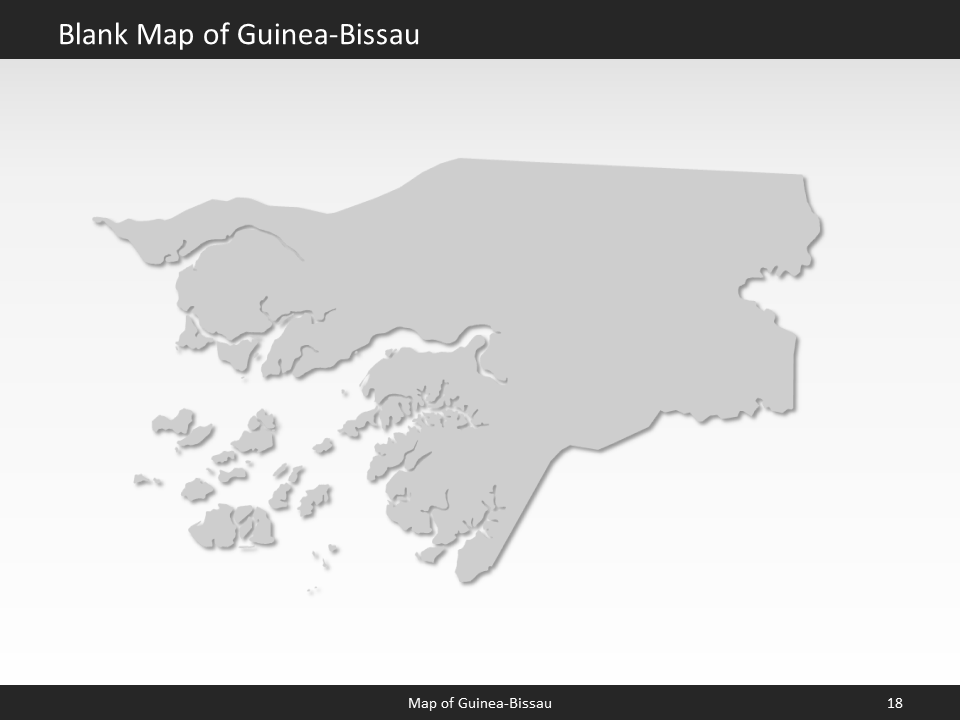powerpoint map guinea-bissau