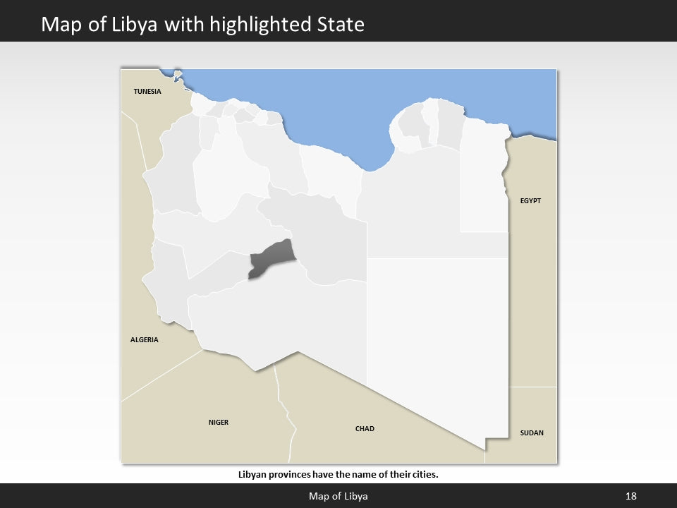 powerpoint map libya