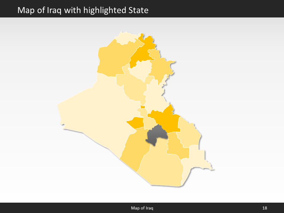 powerpoint map iraq