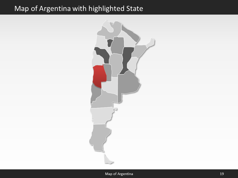 powerpoint map argentina