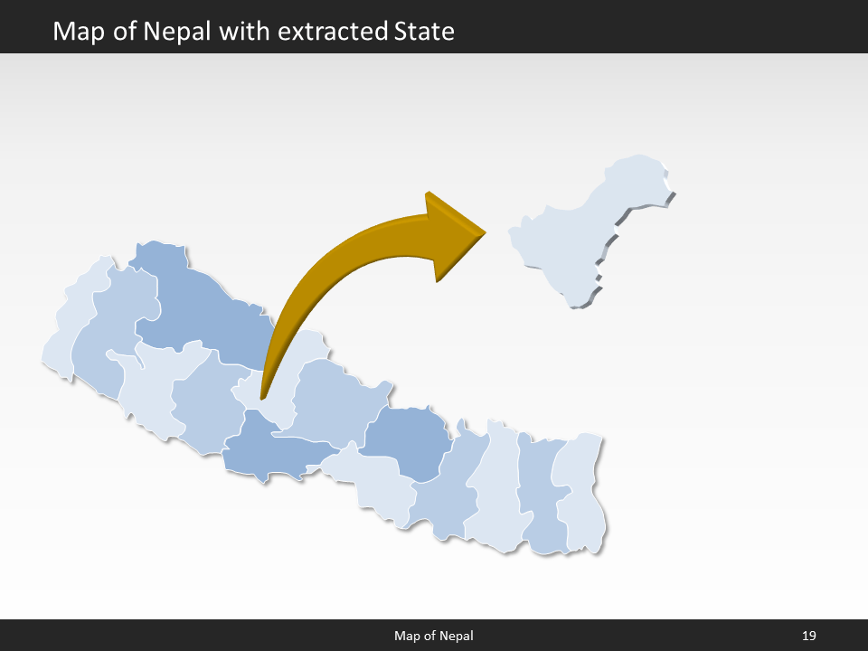 powerpoint map nepal