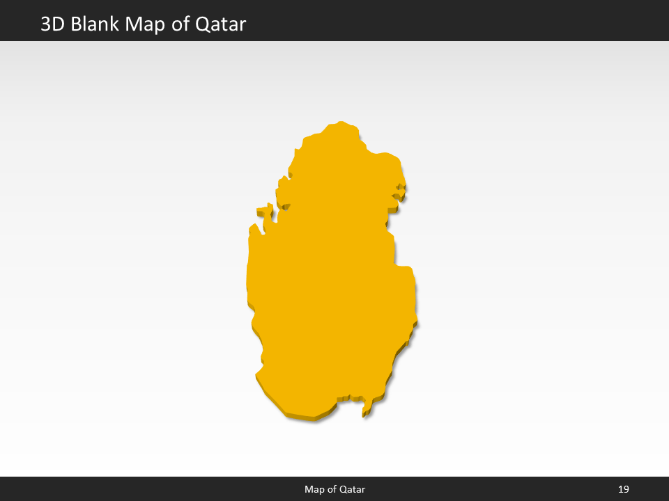 powerpoint map qatar