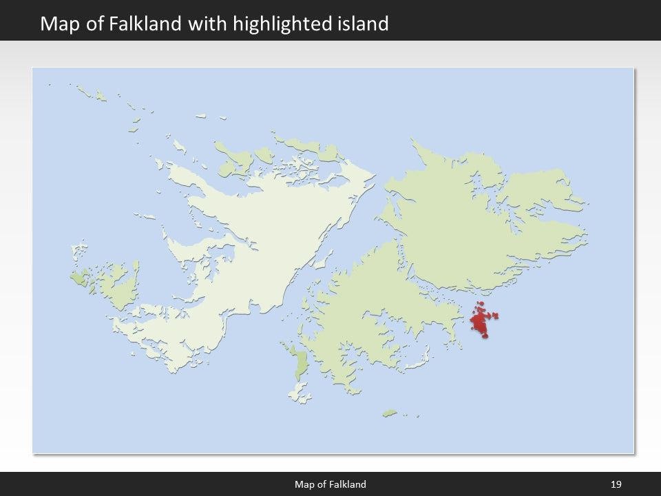 powerpoint map falkland islands