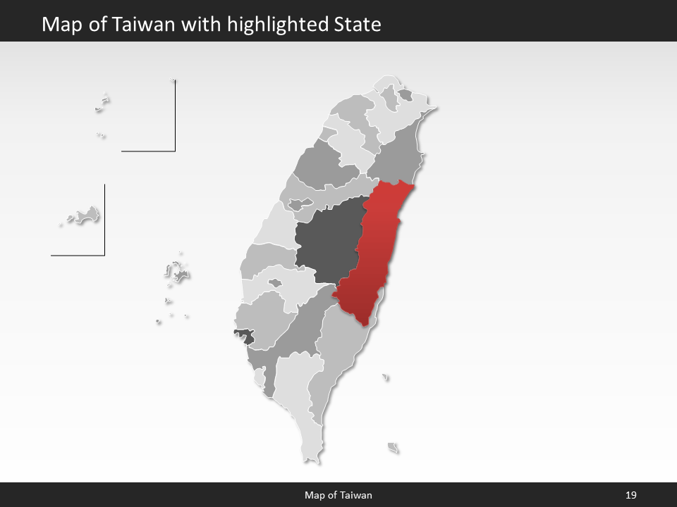 powerpoint map taiwan