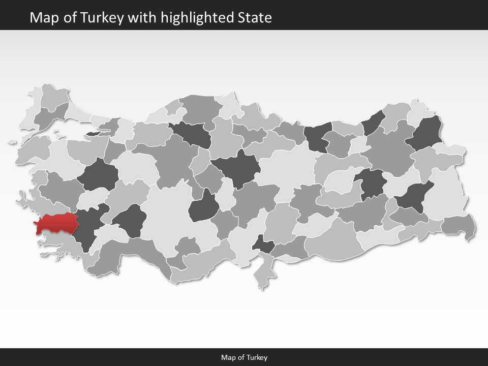 powerpoint map turkey