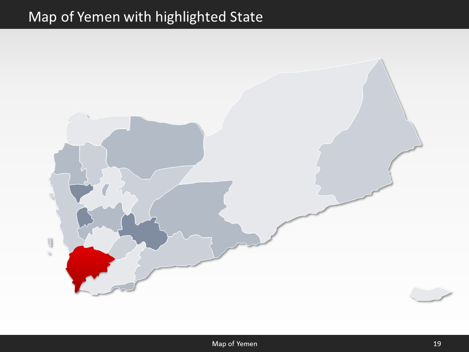 powerpoint map yemen