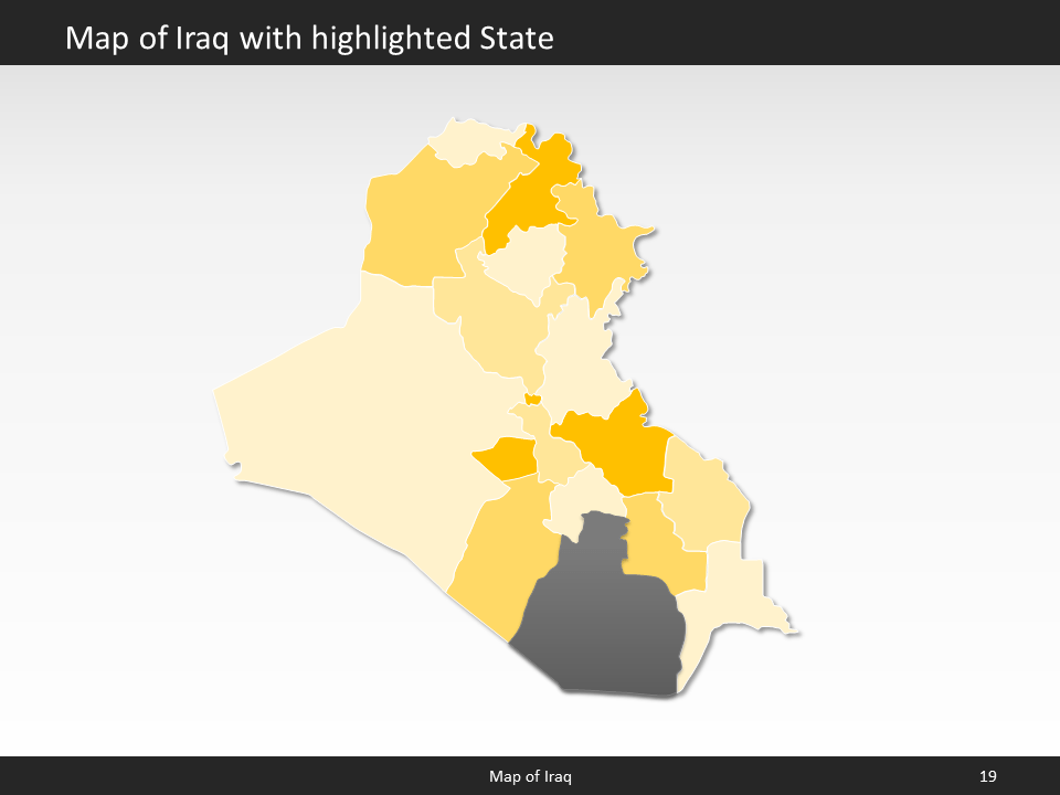 powerpoint map iraq