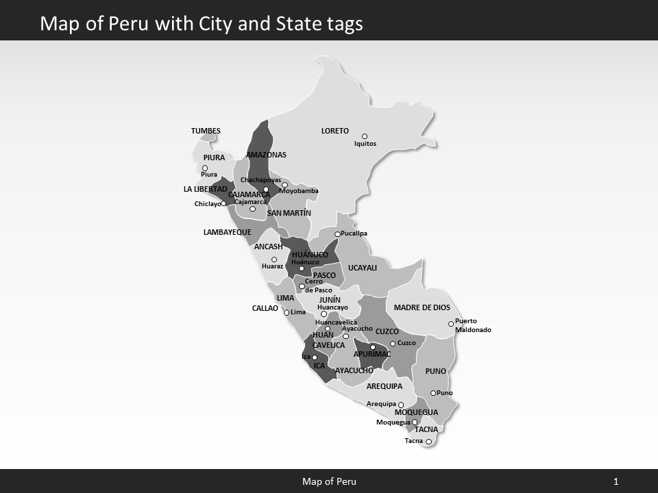 powerpoint map peru