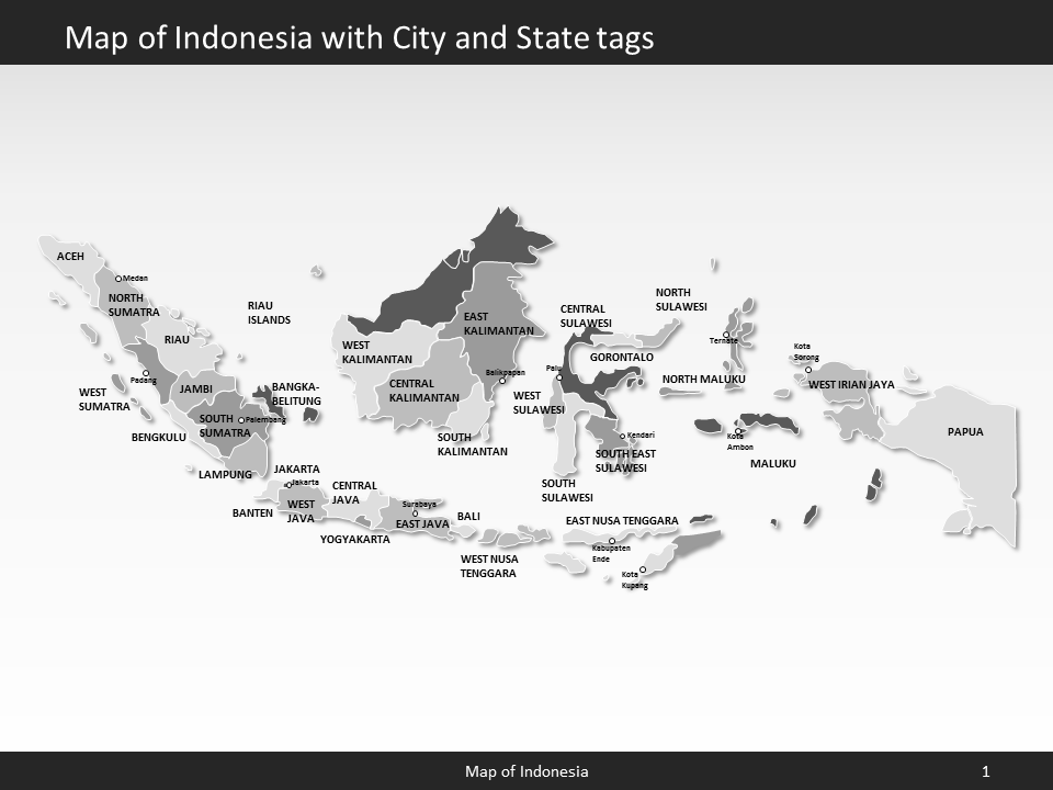 powerpoint map indonesia