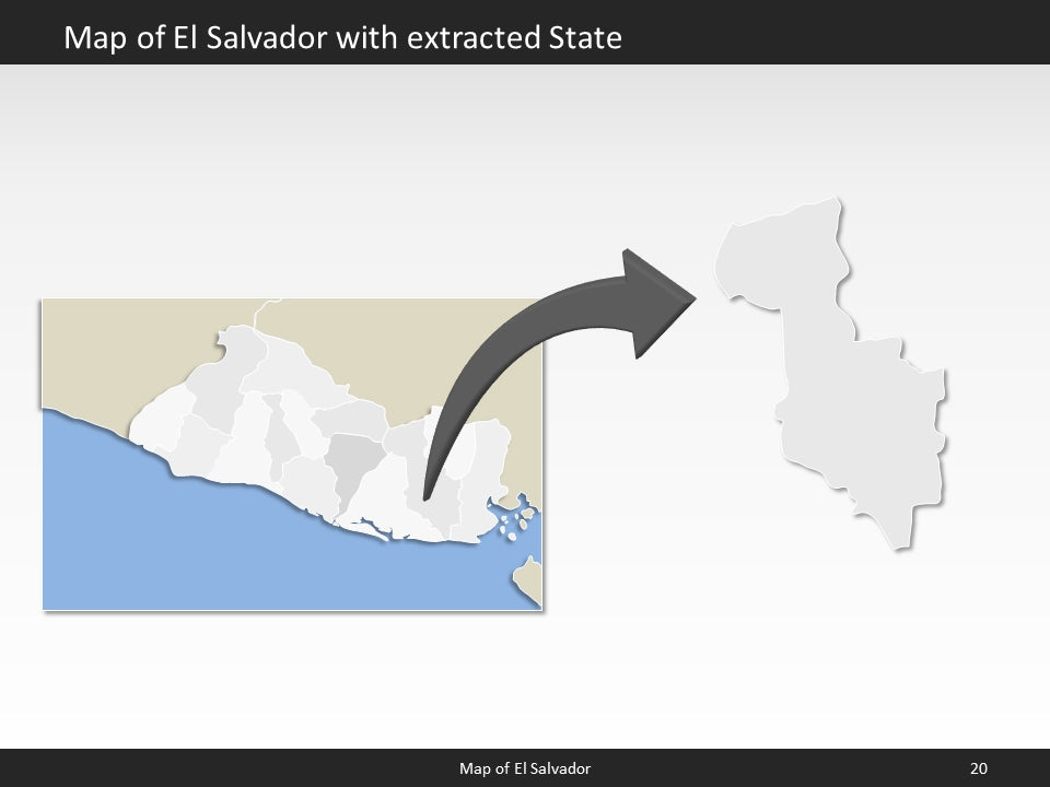 powerpoint map el salvador