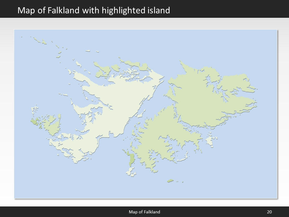 powerpoint map falkland islands