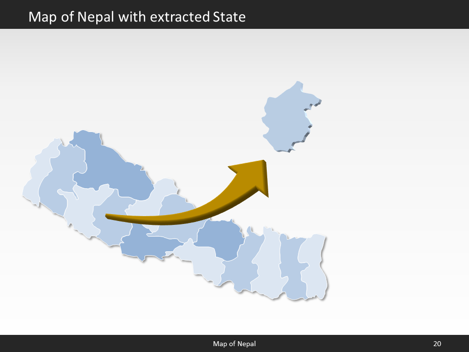 powerpoint map nepal