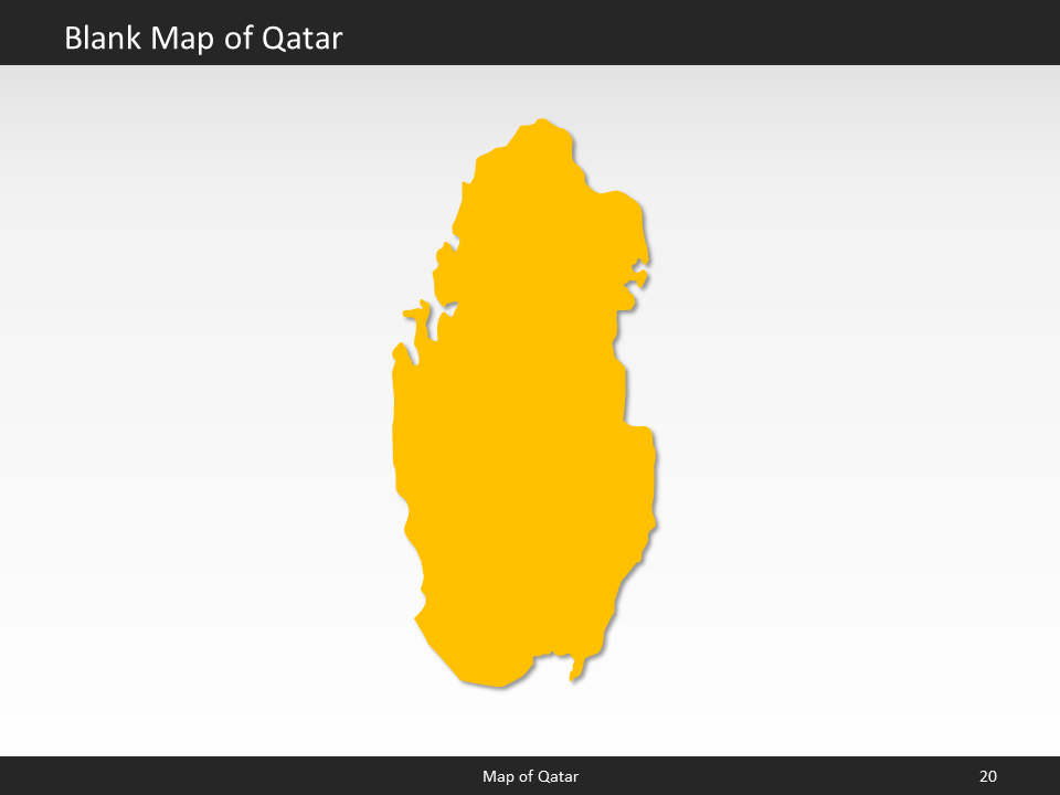 powerpoint map qatar
