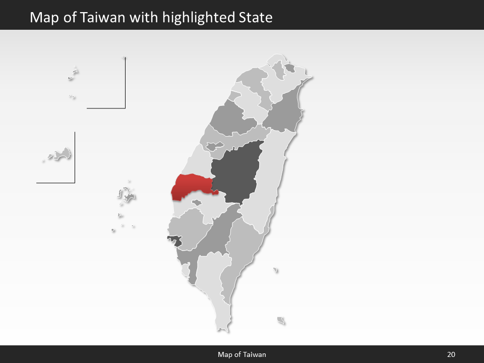 powerpoint map taiwan