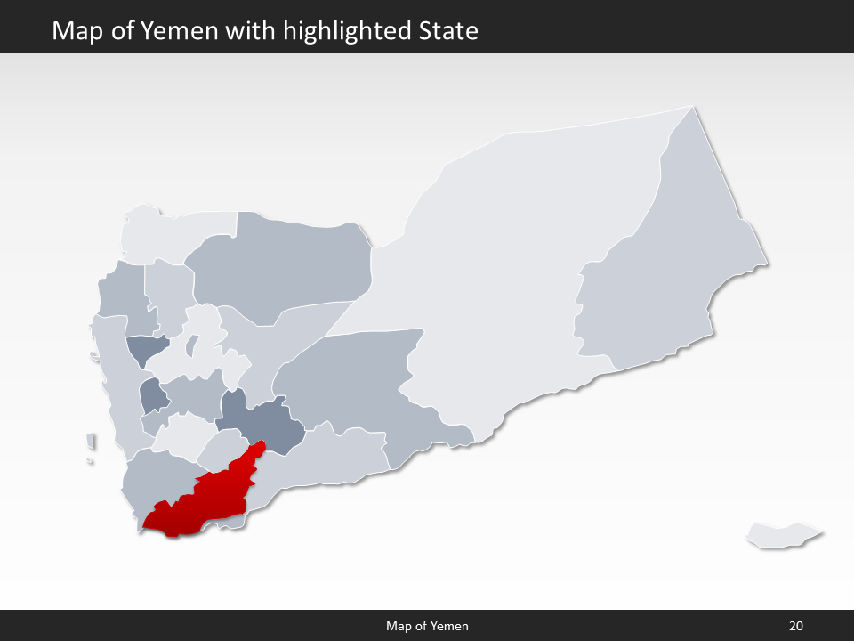 powerpoint map yemen