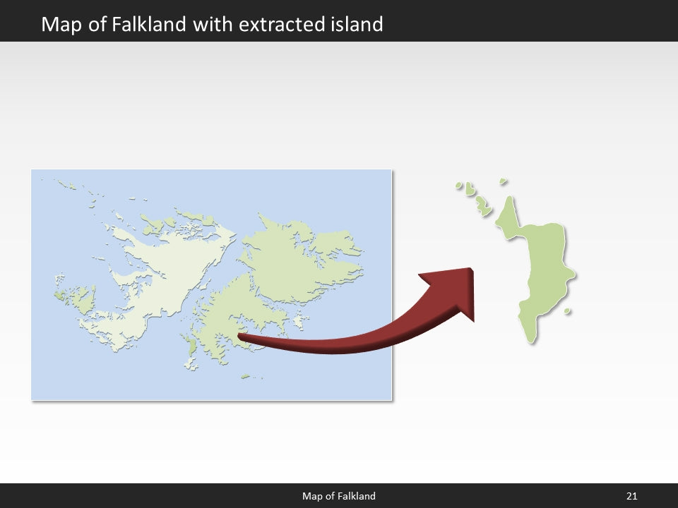 powerpoint map falkland islands