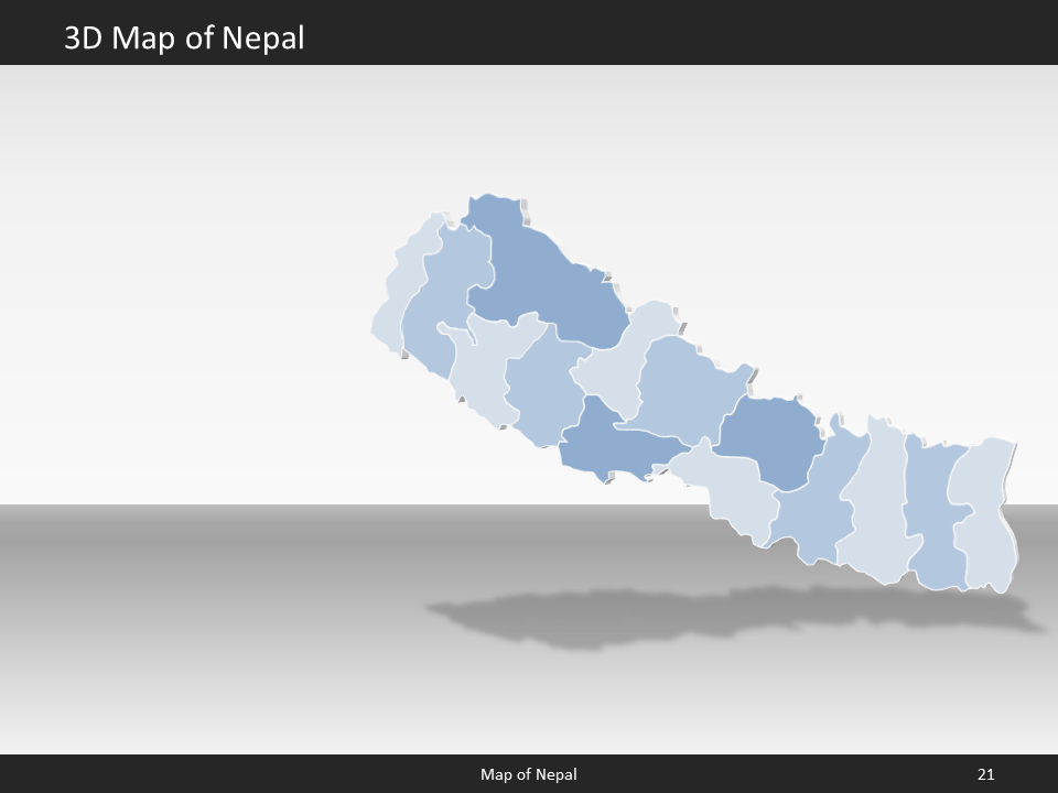 powerpoint map nepal