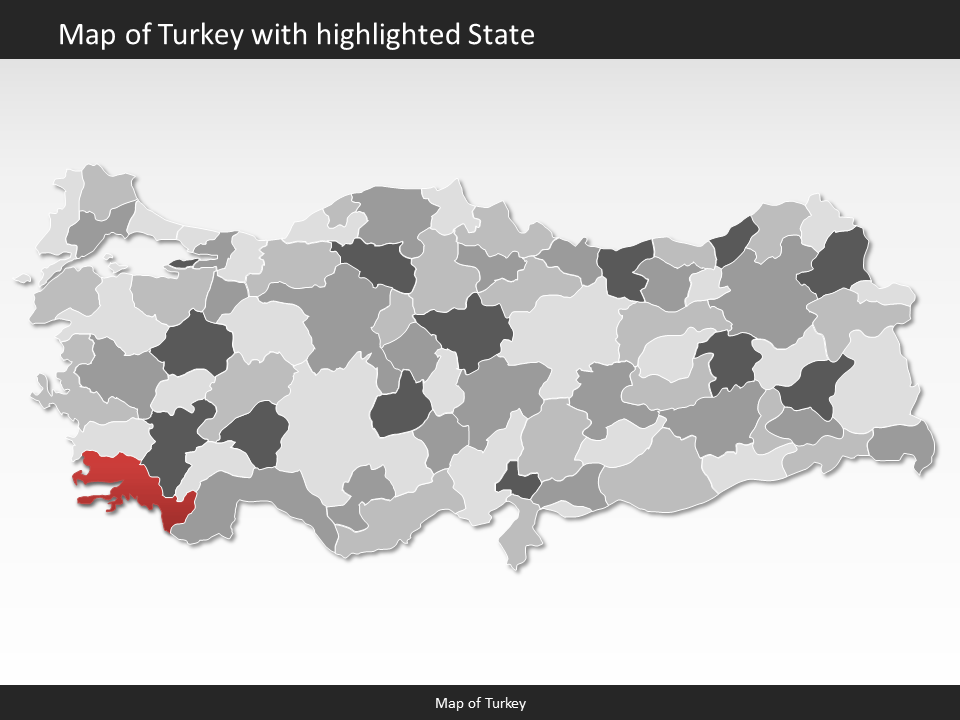 powerpoint map turkey