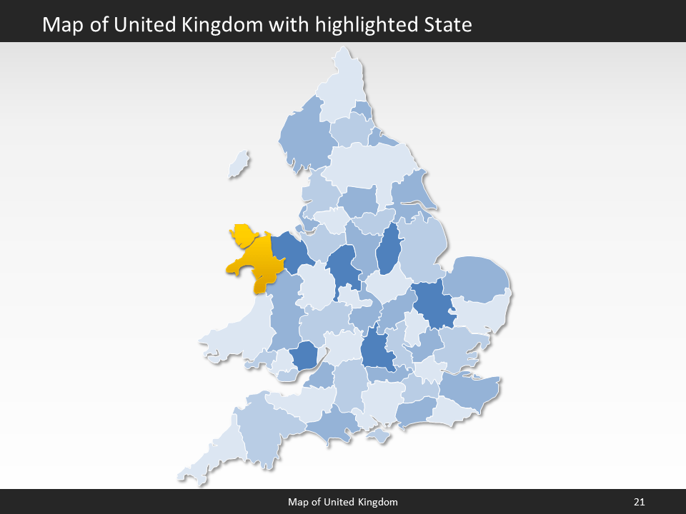 powerpoint map united kingdom