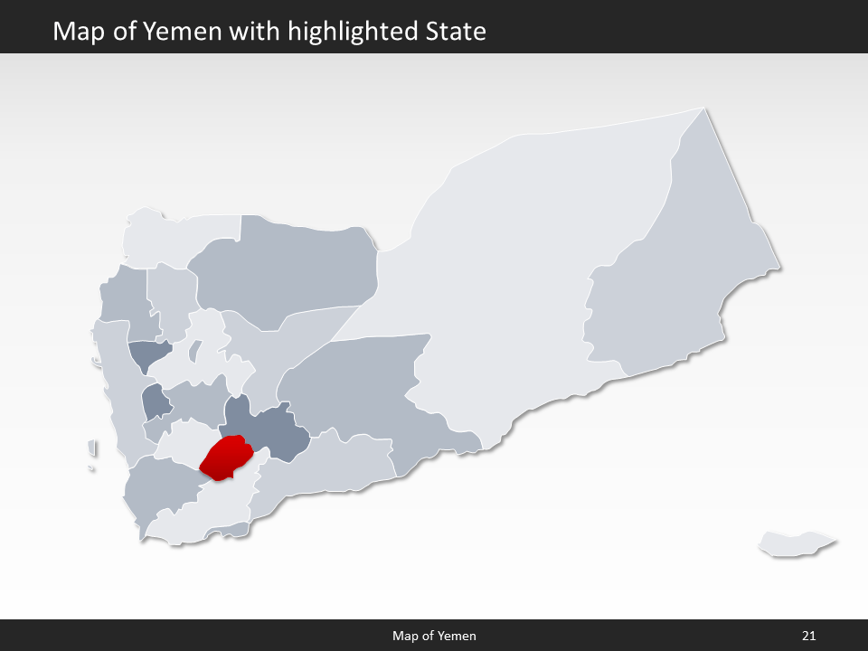 powerpoint map yemen