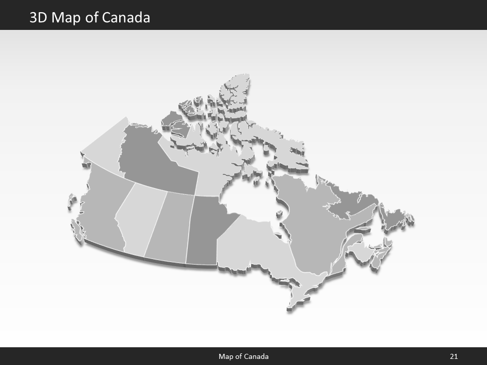 powerpoint map canada