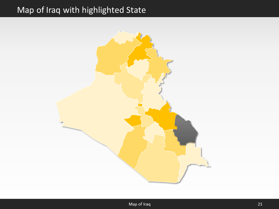 powerpoint map iraq