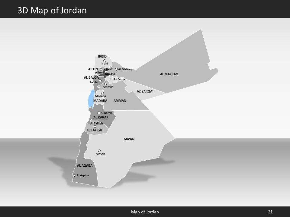 powerpoint map jordan