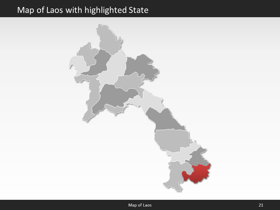powerpoint map laos
