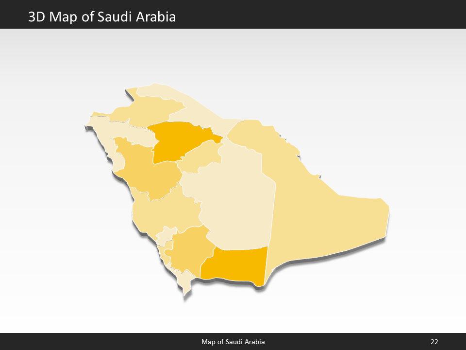 powerpoint map saudi arabia
