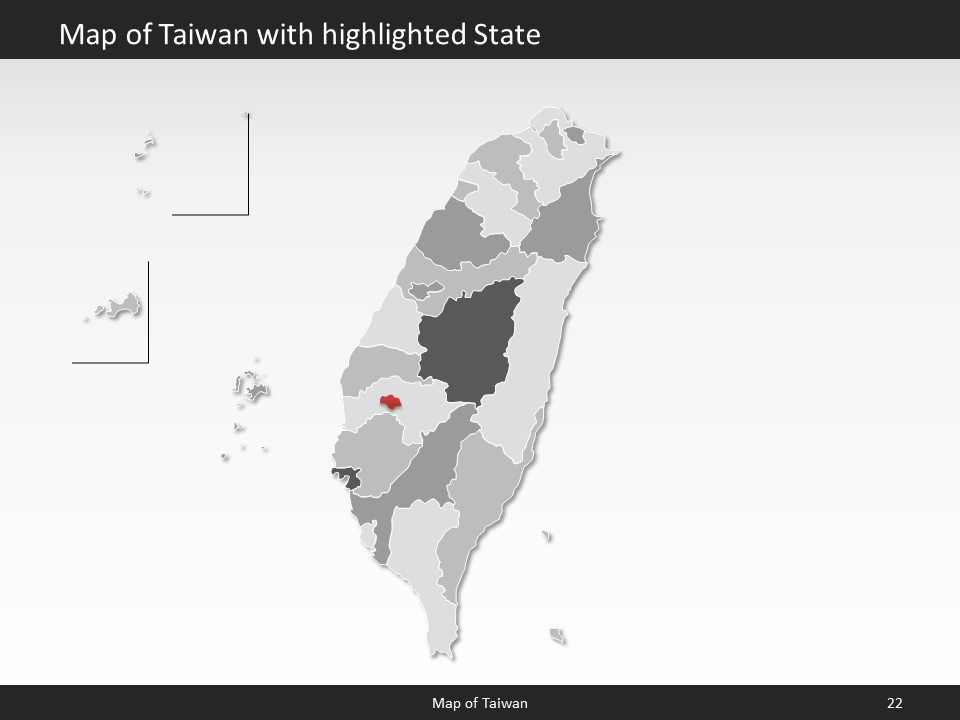 powerpoint map taiwan