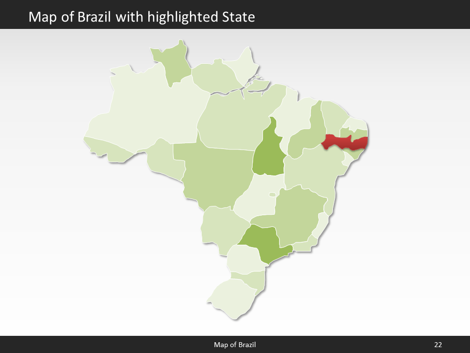 powerpoint map brazil
