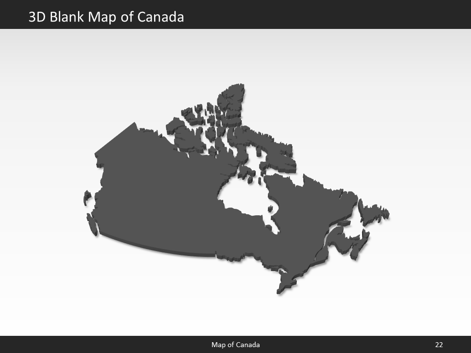 powerpoint map canada