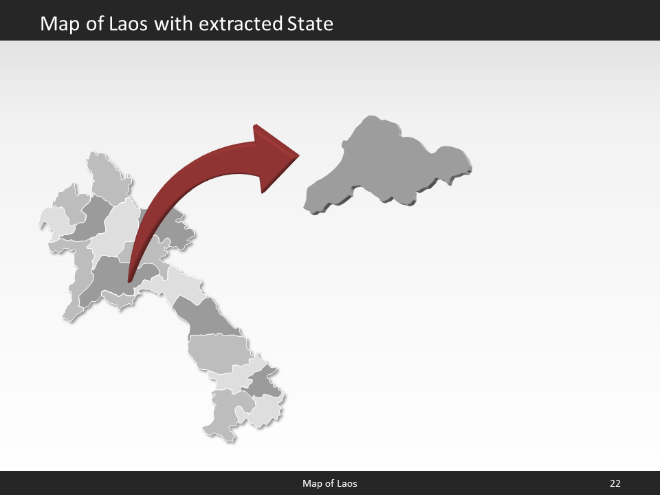 powerpoint map laos