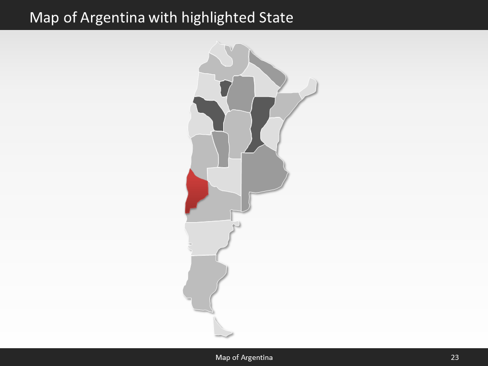 powerpoint map argentina
