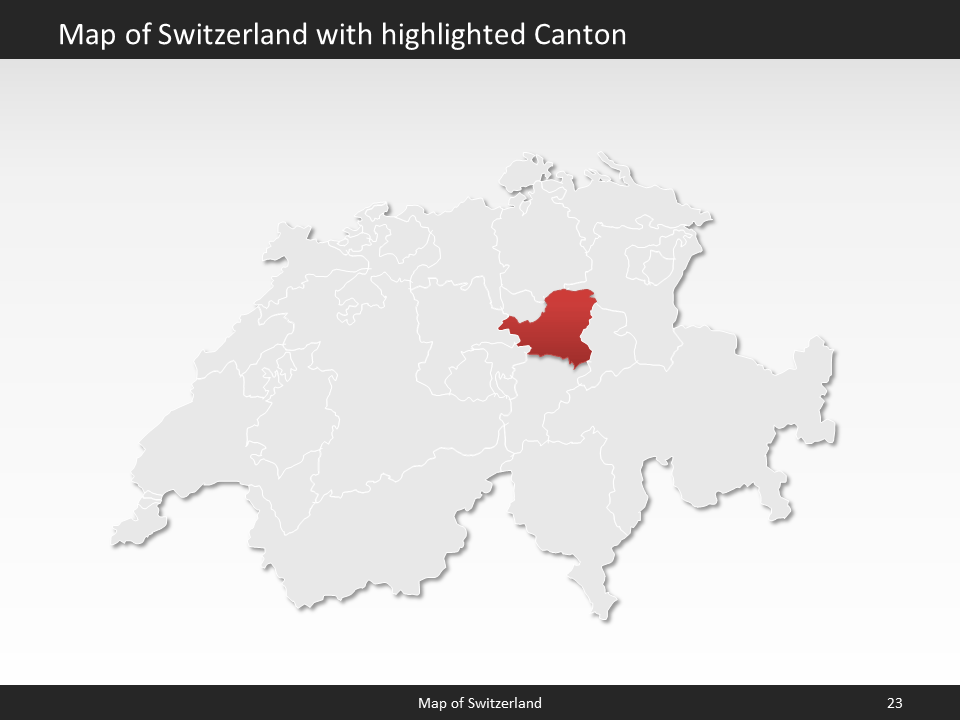 powerpoint map switzerland