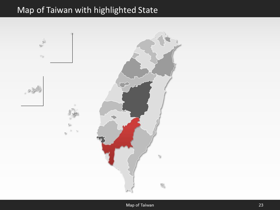 powerpoint map taiwan