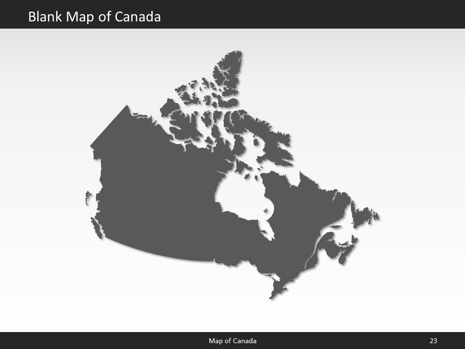 powerpoint map canada